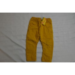 pantalon jaune moutarde