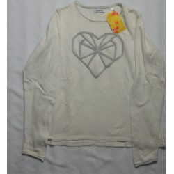 Pull Blanc okaidi