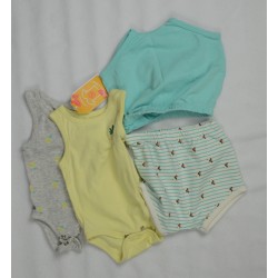 Lot de 2 body + 2 short