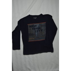 t-shirt bleu manche longue...