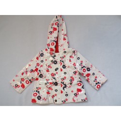 imperméable blanc avec des...