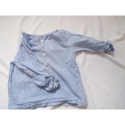 chemise rayé bleu