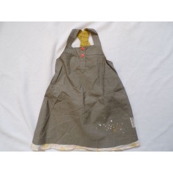 robe bretelle grise jaune...