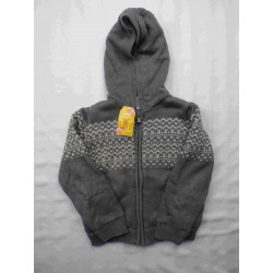 Gilet doublé vertbaudet gris