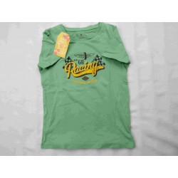 T-shirt U vert