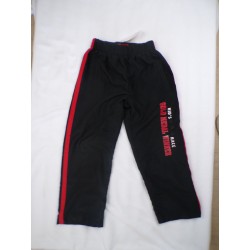pantalon jogging noir rouge