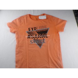 T-Shirt Orange Garçon