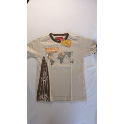 T-shirt beige/marron