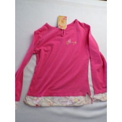 Chemise de nuit rose