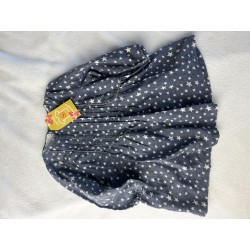 Robe bleue à étoile