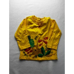 T-shirt manche longue jaune